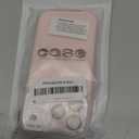 Misscase Magnetic Silicone Case for iPhone 17 Pro with Camera Lens Protector, Compatible with Magsafe, Smooth Shockproof Anti-Scratch, Microfiber Lining Inside Phone Case-Pink