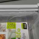 Smart Design Adjustable Sliding Pull Out Egg Drawer - Holds 18 Eggs - BPA Free - Fridge Bin, Refrigerator Holder Box, Clear Plastic Freezer Container, Food Storage Shelf, Organizer Tray - Clear