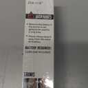 Ear and Nose Hair Trimmer Clipper - 2025 Professional Painless Eyebrow & Facial Hair Trimmer for Men Women, Battery-Operated Trimmer with IPX7 Waterproof, Dual Edge Blades for Easy Cleansing Black