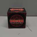 Kabinka Commander Deck Box for MTG with Dice Tray, Holds 100 Double-Sleeved Cards,Card Deck Box with Metal Emblem for TCG/PTCG, Cards Storage Case with 35PT Magnetic Card Holder (Black& Red, Lotus)