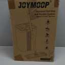 JOYMOOP Mop and Bucket Set with Wringer, Dust Mops for Floor Cleaning, Wall Cleaner with Long Handle,Wet and Dry Use - 8 Microfiber Mop Pads