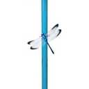 SAC SMARTEN ARTS Freestanding Bird Bath for Outside Metal Birdbaths Birdfeeder Bowl with Metal Stake Spa Bird Feeder Standing for Garden Patio Yard Lawn Décor 25.5 Inch Height