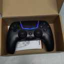 BETMI Wireless Controller for PS-5/Pro/Slim/PC,Bluetooth Gaming Controller with Hall Joysticks/LED Channel Light/Turbo/6-Axis Gyro/Dual Vibration/Touchpad/3.5mm TRRS Audio Jack/Speaker Function(Black)