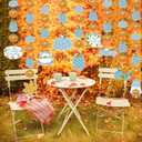 12 Pack Fall Little Pumpkin Party Hanging Decorations Blue Little Pumpkin Baby Shower Decorations Fall Truck Gnome Maple Leaf Hanging Swirl for Boy Harvest Paper Cutouts for Autumn Birthday (Multi Color)