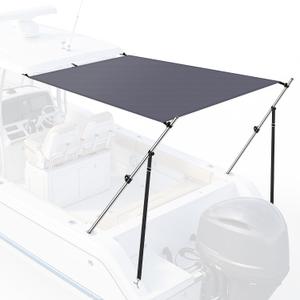 Universal T-Top Shade Extension 1400D Polyester with Adjustable Poles