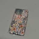 Case for iPhone 16 Pro Max,Shockproof TPU Bumper Drop Protection Hybrid 2-Layer Hard Cover for iPhone 16 Pro Max-Dark Embroidery Flower