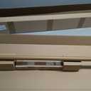 Faux Wood Style Curtain Rod Set with Wood Grain Leaf Finial, 36-72 inch, Standard Single Drapery Rod for 1 Pack, 1 inch diameter Rod, Adjustable Length
