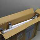 Carex Toilet Safety Rails, Adjustable and Detachable Toilet Safety Frame with Handles for Elderly, Handicap, or Disabled, Heavy-Duty Non-Slip Bathroom Grab Bar, with Padded Handles and Aluminum Frame