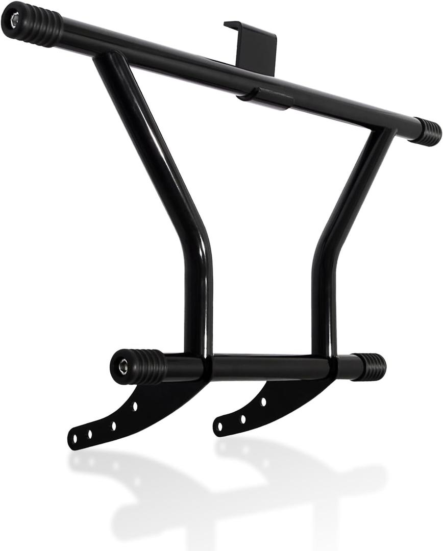 WOWTK Highway Peg 2 Step Crash Bar Engine Guard for Harley 2018-UP Softail Forward Control Models,for Fat Bob, Sport Glide, Softail Slim,Black
