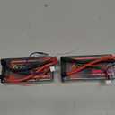 Zeee 7.6V Lipo Battery 2S 120C 9000mAh EC5 Connector 2 Pack with 3S Lipo Battery 9000mAh 11.4V 120C EC5 Connector 2 Pack for RC Car