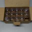 14 Pack ST38 Replacement Bulbs, 5W Incandescent Warm White E12 Candelabra Base, Cost-Effective Clear Glass Waterproof Replacement Bulbs for Outdoor Patio & String Lights