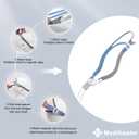 Replacement Set of Tube Frame Assembly for Airfit P10, FSA HSA Eligible, Tube Frame Kit Compatible with Air fit P10, Great Value CPAP Supplies by Medihealer（No Cushion）