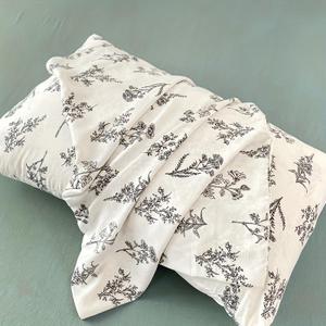 Vintage Look, Floral Pillow case, Designer, Modern European, French Country, Farmhouse, Envelope Style Pillowcase