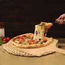 pizza peel 14 inch16" L x 14" W Plate, with 8" L Wooden Handle, 24" Overall LengthWooden Pizza Peel.14 IN Pizza Peels (Large)