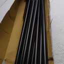 Whitmor Adjustable Rolling Clothes Organizer Chrome Garment Rack, Black and Silver