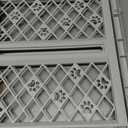 MYPET North States Paws Portable Pet Gate: 26-40" Wide. Pressure Mount. No Tools Needed. Made in USA. Dog Gate 23" Tall, Expandable, Durable Dog Gates for Doorways, Light Gray