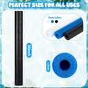 Foam Noodles 35” x 2.5”, Hollow Tube, Multi-Purpose Pool Noodles for DIY Crafts, Pipe Insulation, Pool, Beach & More, Durable Foam Tubes 4 Pack, 36 inches x 2.5"