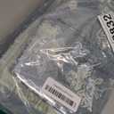 jinchan Boho 100% Cotton Muslin Twin Size 50x60 Inches Blanket Lightweight 4-Layer Quilted Soft Blue and White Floral Throw Blanket Green Accents Reversible Comfy Flower Breathable Summer Couch