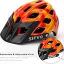 SIFVO Kids Bike Helmet for Boys and Girls Ages 8-14 Adjustable Youth Helmet with Detachable Visor Lightweight, Safe & Stylish Cycling Bicycle Helmets for Kids 54-57cm
