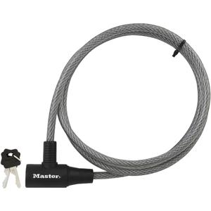 Master Lock Cable Lock, Keyed Bike Lock, 6 ft. Long, 8154DPF