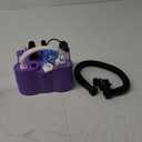 Balloon Pump Electric 3-in-1 Portable Air Pump for Inflatables and Balloons, Fast Inflation for 260q Foil Mylar Latex Double-Stuffed Balloons, Inflator Deflator for Pool Floats Air Bed (Purple)