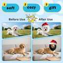 Dog Costume Lion Mane Funny Reindeer Moose Dog Costume for Halloween & Christmas Photoshoot Entertainment (Black) Size M