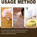 MOODTALK Beeswax Spray Furniture Polish, Wood Cleaner, Wood Floor Polish - For Living Room, Kitchen and Wooden Furniture Floors (Pack of 2) (150 ml)