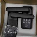 Fingerprint Smart Lock, 6-in1 Keyless Entry Door Lock for Front Door, Smart Locks with App Control, Biometric Electronic Touchscreen Keypad Deadbolt, One-Touch Lock  Auto Lock, Black