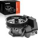 A-Premium Power Steering Pump, with Pulley & Reservoir, Compatible with Ford Focus 2006-2011, Transit Connect 2010-2011, 2.0L 2.3L 2.5L Gas, Replace # N7120153, 6S4Z3A674A