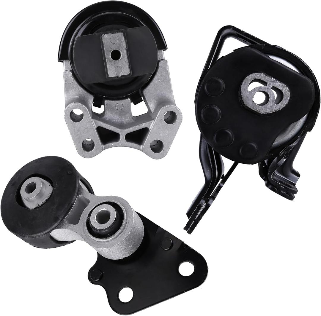 Front and Rear Engine Mount & Transmission Mount Kit Left & Right 3 Pcs Compatible with 07-14 Ford Edge 3.5L / 07-10 Lincoln MKX 3.5L, A5342 A5431 A5605
