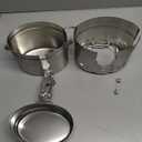 MFH Swed M40 Stainless Steel 3-Piece Cooking Set