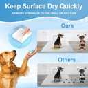 Puppy Pee Pads for Dogs Extra Large 31""x47"" 40 Count, Leak-Proof & Super Absorbent, Thicken Disposable Potty Training Pads for Doggie Cats Rabbits, Quick Dry Pet Piddle Pad, Blue&white