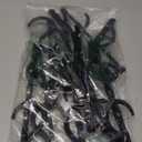 HOUSE DAY Black Magic Space Saving Hangers 10 Pack, Premium Smart Hanger Hooks, Sturdy Cascading Hangers with 5 Holes for Heavy Clothes, Closet Organizers and Storage, College Dorm Room Essentials