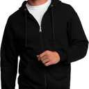 Fruit of the Loom Unisex Adult EverSoft Fleece Full Zip Hoodie Sweatshirt (3X-Large)