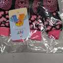 KOOLTAIL Valentines Dog Socks Shoes Costume to Prevent Licking Paws, Winter Dog Boots & Paw Protector for Hardwood Floors Anti Slip,Traction Control Grip Booties for Small Medium Large Senior Dogs, SM (Heart Rose Pink)