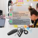 Invisible Guard Finder Tag-4 Pack, Bluetooth Tracker Works with Apple Find My(iOS Only)-Waterproof, Replaceable Battery (4WH)