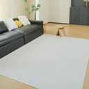 Nestiva Washable Area Rug for Living Room Bedroom Dining Room, Non-Slip Boho Indoor Carpet Large Rug, Modern Abstract Aesthetic, Low-Pile Soft Playroom,  8'x10'