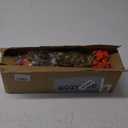 Fake Geraniums Artificial Flowers for Outdoors Fall Autumn Decoration, 6 Bundles Silk Geraniums Look Real Faux Fall Flowers Plants for Front Door Garden Planter Patio Balcony Yard Home Indoor, Mix