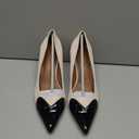 Coutgo Womens Closed Pointed Toe Pumps Heart Stiletto High Heels Wedding Bride Dress Shoes, Beige, Size 8