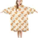 Wearable Blankets for Kids, Super Soft Warm Cozy Oversized Blanket Hoodie, Gifts 3-14 Y Boys Girls Teens with Pocket (Large, )