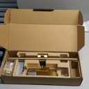 Wireless Picture Lights for Wall Rechargeable, Battery Operated Art Light for Paintings, 3CCT Dimmable, 15.7" Brass Finish with Remote, Rotatable Gallery Light for Pictures Display