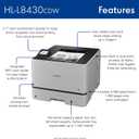 Brother HL-L8430CDW Business Color Laser Printer with Low-Cost Printing and Wireless Networking