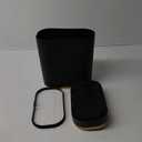 Bathroom Trash can with Automatic Touchless Lid, 2.6 Gallon Black Motion Sensor Small Garbage Can, Slim Waterproof Smart Trash Bin for Bedroom, Office, Living Room