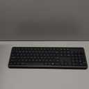 Wireless Keyboard and Mouse Combo, Full Size Silent Ergonomic Keyboard and Mouse, Long Battery Life, Optical Mouse, 2.4G Lag-Free Cordless Mice Keyboard for Computer, Mac, Laptop, PC, Windows (Black)