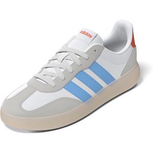 adidas Men's Barreda Decode, White/Semi Blue Burst/Semi Impact Orange, 6