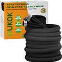 100 FT Garden Hose, Non-Expanding Water Hose, Ultra Flexible, Burst-Resistant, Kink-Free, High-Pressure Garden Hose for Easy All-Weather Use on Lawns, Gardens, and Outdoor Cleaning (Black)
