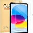 2 Pack Screen Protector for iPad 11th A16 2025 [11 Inch],iPad 10th Generation [10.9 inch] 2022,9H Hardness Tempered Glass Film for iPad 11/10th,Case Friendly,Touch Sensitive,Anti-ScratchClear (HD)