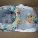 Bright Starts Learn-to-Sit Baby Floor Seat, 2-Positions Grow with Infant, Portable Baby Chair, Includes Sensory Toys, Unisex, 4-12 Months, Playful Paradise
