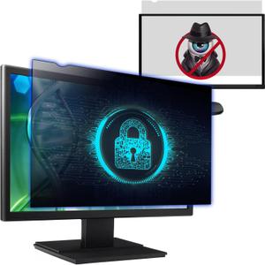 Computer Privacy Screen Filter for 21.5 Inch 16:9 Widescreen Monitor, Anti-Spy/Anti Glare Protector Office Accessories - WxH: 18 3/4" x 10 9/16" (476mm x 268mm)
