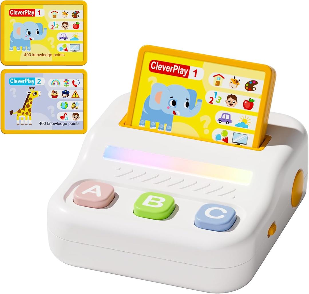 Educational Toys for Kids 3-6 Years Old | Speech Therapy & Learning Toys for 3 Year Old | Screen-Free Montessori Sensory Board Game for Boys & Girls 800 Questions